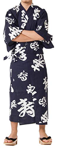 Image of Dita Tokyoin Traditional Made In Japan Cotton Yukata Robe (Japanese Pajama Kimono) Easy Wearing set2