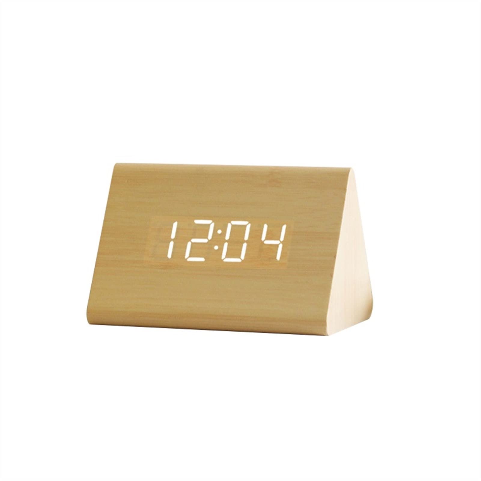 Reloj despertador Mini Reloj de alarma LED DIGITAL NIÑO NIÑO Alarma electrónica Reloj de temperatura de la pantalla con la escritorio de la función Snooze, el reloj pequeño for el dormitorio Reloj de