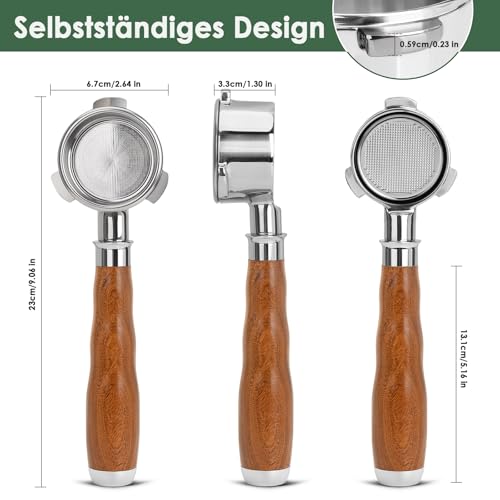 Filtre de porta sans fond 54mm offre une crème ultra dense avec ses 3 filtres - 3