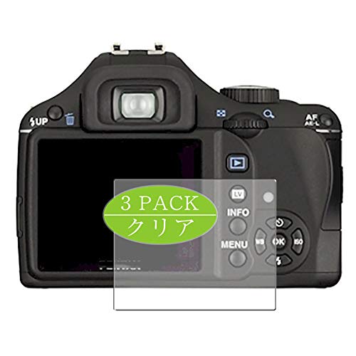 VacFun Lot de 3 Clair Film de Protection d'écran, Compatible avec RICOH PENTAX K-r Kr, Film Protecteur sans Bulles(Non vitre Verre trempé)