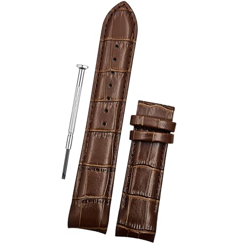 Image of DBLACK ''TST2'' Premium Leather Watch Strap, Bamboo Pattern Design Watch Band / / Compatible with Tissot Couturier 1853 & Other Models, Full-Padded Curved Watch Belt (Choose Your Size & Color)