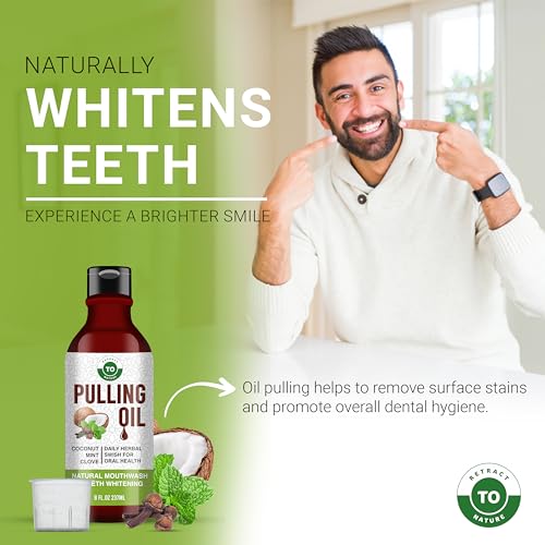 Retract To Nature TSC001 Oil Pulling (8 Fl Oz/ 237 Ml) With Tongue Scraper, Biodegradable Bamboo Toothbrushes & Measuring Cup thumb #5