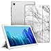 Produktbild Fintie Hülle für Samsung Galaxy Tab A7 10.4 2020, Ultradünn Schutzhülle mit transparenter Rückseite Abdeckung Cover, Auto Schlaf/Wach für Samsung Galaxy Tab A7 10.4 SM-T500/T505/T507, Marmor Weiß