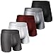 Mens Boxer Briefs Underwear Men Pack of 5 Black Underwear for Men, Multicoloured, Large / 36-38 Inches