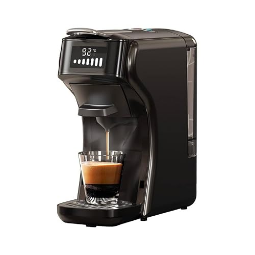 HiBREW 5-in-1 capsule coffee maker H1B-black black