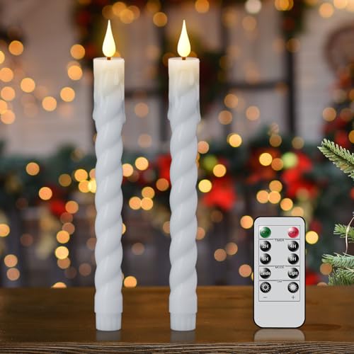 Bougies sans flamme avec télécommande minuteur