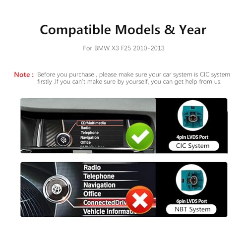 Radio con pantalla 8.9 pulgadas para BMW X3 F25 2011-2013 miniatura 2