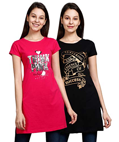 Image of FLEXIMAA Women's Half Sleeve T-Shirt - P