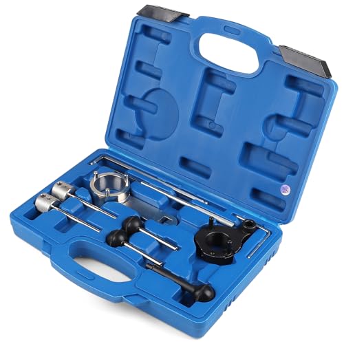 MIGUBIGU Jeu de 9 Pièces Kit Calage Distribution Compatible avec VW Audi SEAT Skoda 1.6 2.0 TDI CR, Pige de Calage Distribution, Outil de Réglage du Moteur...