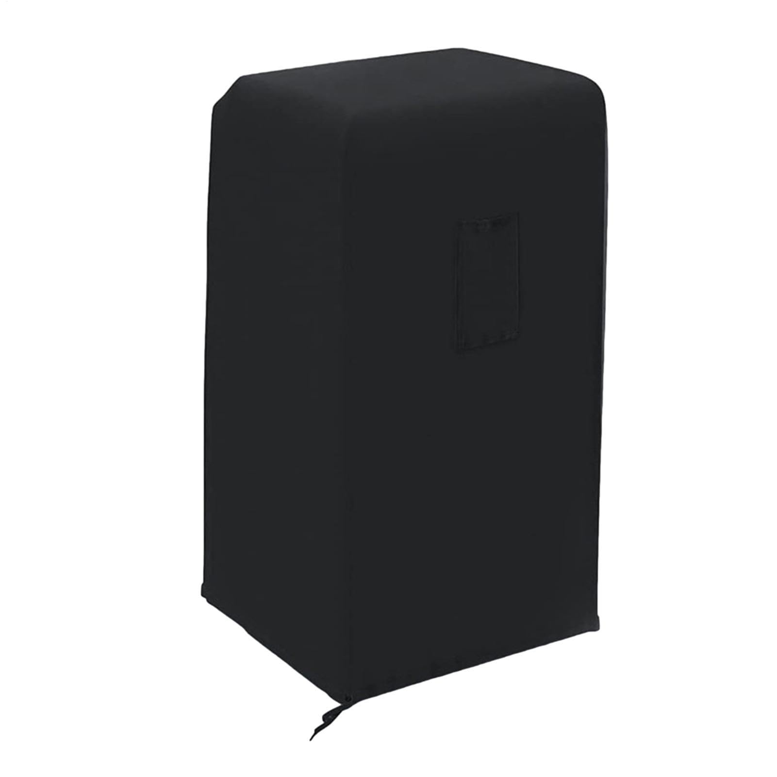 Housse de protection pour climatiseur extérieur, étanche à la poussière avec corde télescopique, housse de protection pour climatiseurs mobiles à l'intérieur, 40 x 46 x 75 cm, Noir , Voir
