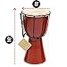 B.N.D TOP Drum Djembe is a Rope goat skin Covered Goblet African Drum Played by Hands West Africa style jembe for drums circle and more (7x15)