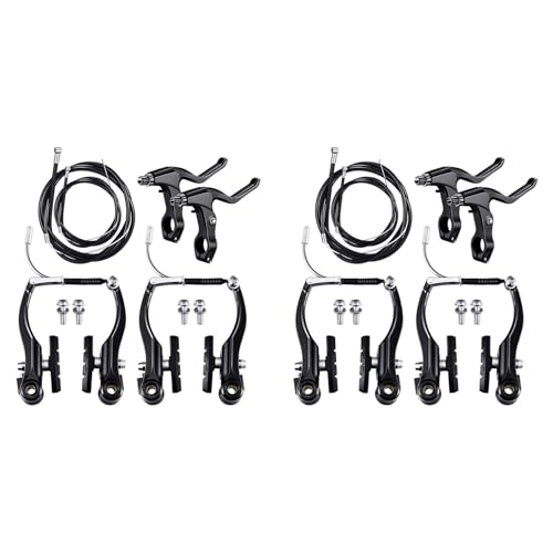 Kit Frein en V Vélo de Montagne VTT complet avec leviers câbles et gaines