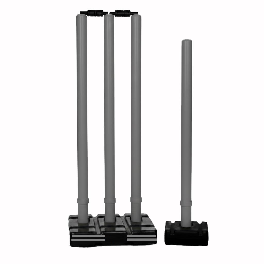 Premium Plastic Stumps Set with Blue Line for All Ages- Ideal for Boys, Girls, and Adults- Durable and Fun Cricket Wicket Set-image-5