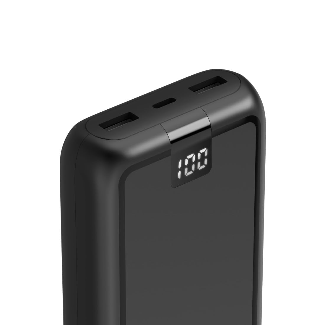Hama Power Pack per ricarica telefono 20000 mAh (powerbank, ricarica rapida, 2 x USB A, USB C, spazioso, leggero, piccolo, caricatore) grigio antracite