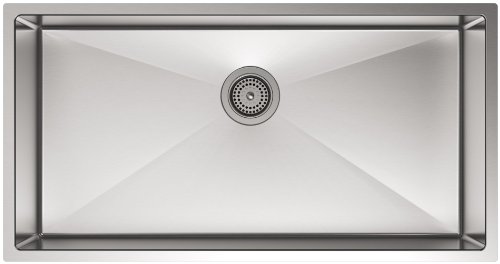 KOHLER K-5283-NA Strive 35-Inch x 18-5/16-Inch Undermount Extra-Large SingleBowl Kitchen Sink with Basin Rack, Stainless Steel - Thumbnail 4