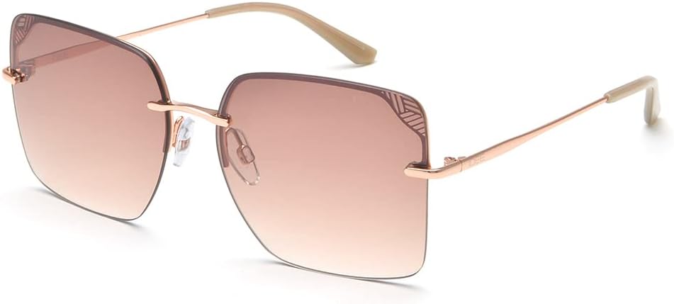 IDEE Women's Half Rim Sunglasses 100% UV Protection (UV400) Square Multicoloured M