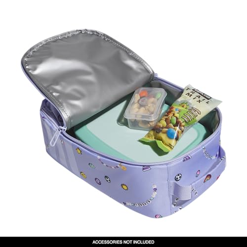 Image of adidas Kids Santiago Lunch Bag - Insulated Cooler Lunchbox for Girls & Boys, 8L