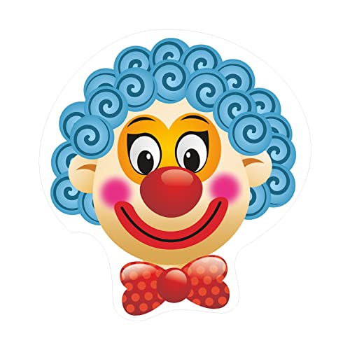 Image of Pretty UR Party Circus Theme Paper Cutouts for Birthday Parties, Carnival Party Supplies decor, Circus Birthday Party Decoration, Cutouts for Classroom, Bedroom, Bulletin Board - (10 pcs)