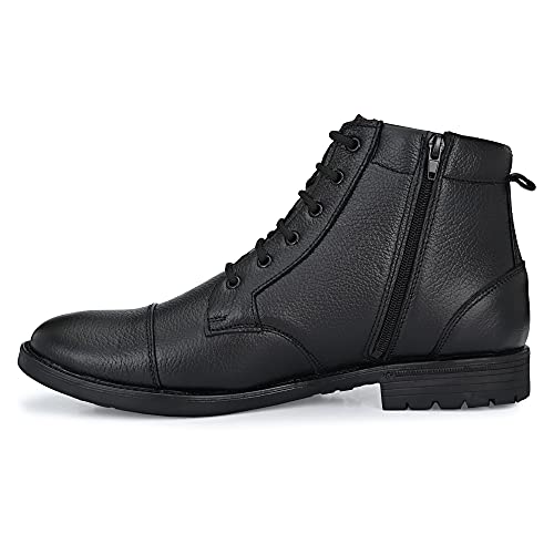 Image of SHOE DAY Black Police Shoes for Men OX7701