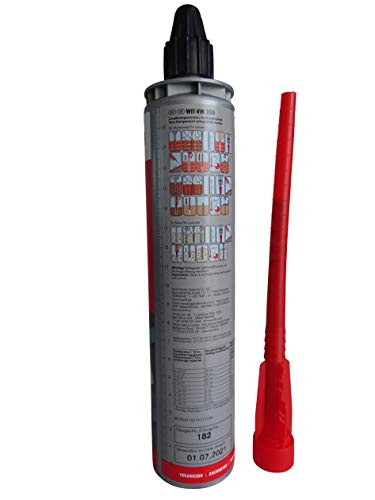 Würth Injektionsmörtel Beton und Mauerwerk DBL-MOERT-(WIT-VM250)-300ML 1 Stück, Grau