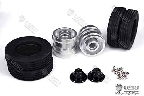 Amazon.co.jp: LESU 1/14 トラック・トレーラー 直径52mm 小型アルミ