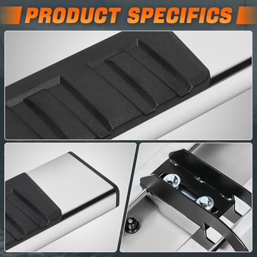 Estribos de acero inoxidable para Toyota Tundra 07-21 miniatura 3