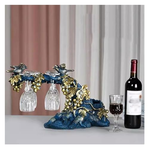 Soporte para botellas de vino SONGCHAO azul compacto miniatura 4