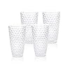 BELLAFORTE Shatterproof Tritan Plastic Tall Tumbler, 19oz Drinking Glasses Set of 4 - Laguna Beach Unbreakable Outdoor Drinkware for Party, Poolside, Indoor Use - Dishwasher Safe, BPA Free - Clear BELLAFORTE Shatterproof Tritan Plastic Tall Tumbler, 19oz Drinking Glasses Set of 4 - Laguna Beach Unbreakable Outdoor Drinkware for Party, Poolside, Indoor Use - Dishwasher Safe, BPA Free - Clear