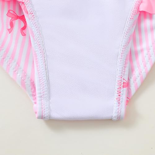 Image of Baby Swimsuit Girl Two Piece Bathing Suit Toddler Girls Summer Beach Ruffle Tankini Swimwear 1-7Y