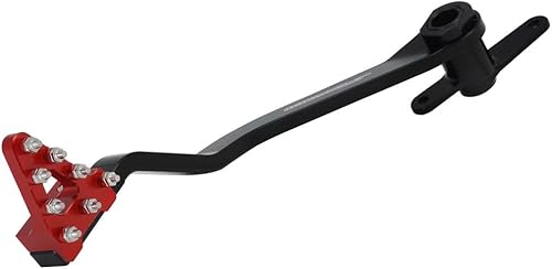 Miniatura 6 de JFG RACING Palanca de pedal de freno trasero plegable para motocicleta, CNC universal para CRF CR XR 50cc - 125cc RM KX KLX TTR PW SSR Apollo TAO