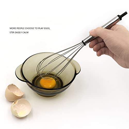 Batidora de Mano Manual para el hogar batidora de Huevos de Acero Inoxidable y batidora de Masa batidora de Huevos Herramienta para Hornear