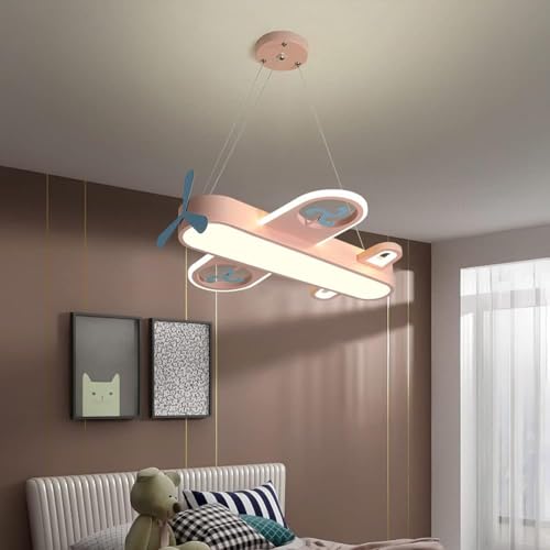 Lustre dessin animé LED à intensité variable pour chambre d'enfant