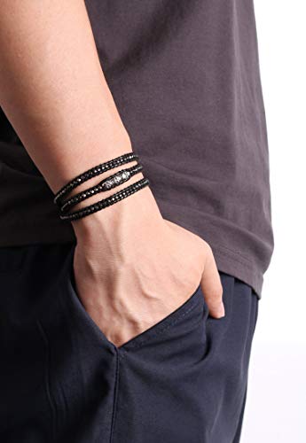 KELITCH Boho 3 Wrap Leather Bracelet Hand-woven Beaded Bracelet Women Bracelet Jewelry2