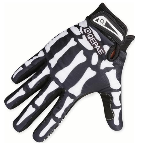 Azarxis MTB Handschuhe Herren Damen Touchscreen Fahrradhandschuhe Winter Winddicht Winterhandschuhe für Radfahren Trekking Outdoor Laufen Joggen (Schwarz L)