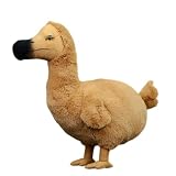 FRANKIEZHOU Realistic Dodo Bird Stuffed Animal-Brown 14",Soft Big Bird Toy Gifts for Kids, Home Decor,Hugging Toy