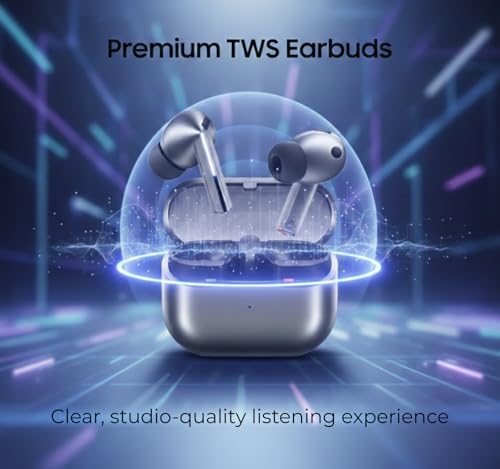 Image of Original for Samsung Buds 3 Bluetooth TWS Earbuds with Mic - 360 Surround Audio, Fast Pair, Long 37 Hours Playback (Grey)