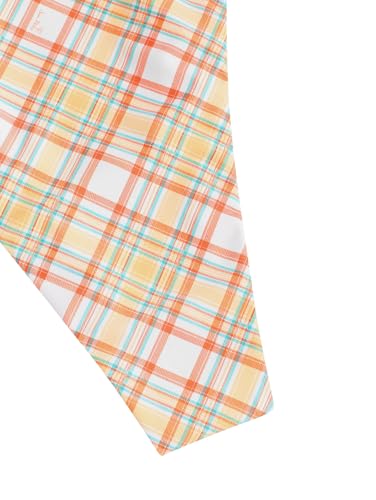 seamoly Gingham Tie Around Crisscross Backless One-Piece Swimsuit4