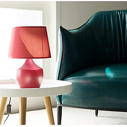 Desk lamp Table Lamp Modern Accent Lamps High Red Droplet Shade for Room Bedroom Bedside Table Lamp