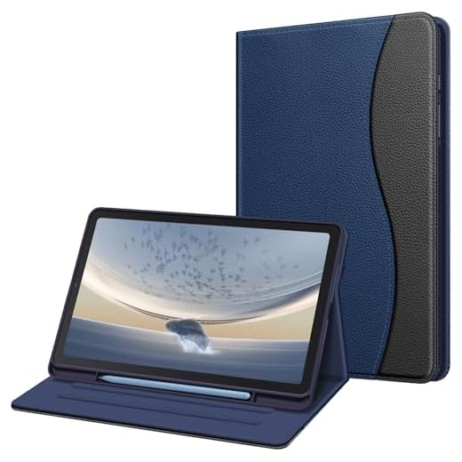 Fintie Capa para Samsung Galaxy Tab S6 Lite 10,4 polegadas 2024/2022/2020 com suporte para caneta S, capa traseira de TPU macio de visualização em vários ângulos com bolso despertar/hibernar