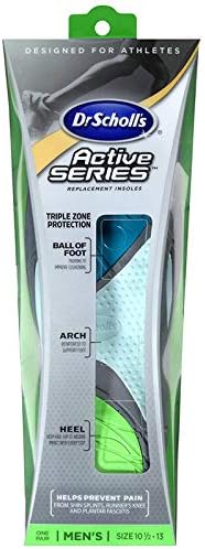 Dr. Scholl's Active Series Replacement Insoles, Men's Large, Size: 10.5 - 13