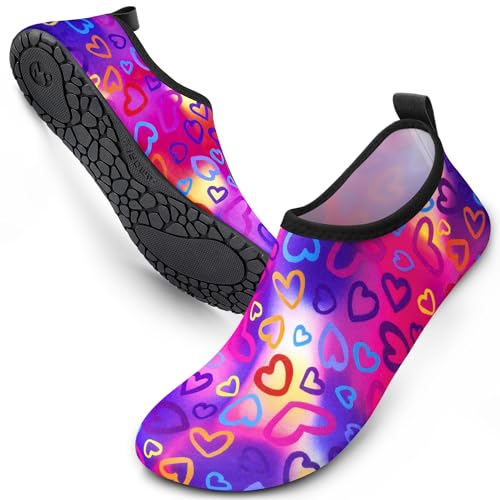 Image of SIMARI Water Shoes for Women Men Swim Aqua Socks Beach Pool Essentials Barefoot Surf River Boat Kayak Sea Yoga Sand Exercise Sport Accessories Breathable Quick-Dry Adult Youth Kid Size SWS001