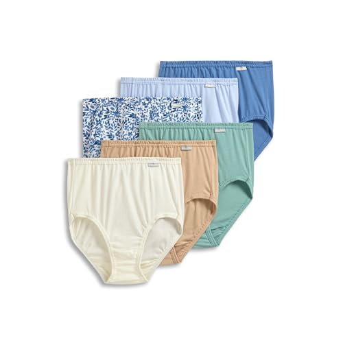 Image of Jockey Women's Underwear 100% Cotton Elance Brief - 6 Pack