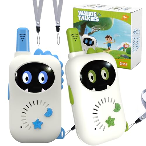Dinosaur Children's walkie Talkie, a Cartoon mini Designed Exclusive walkie Talkie, Suitable for Boys and Girls for Outdoor Exploration, Camping,...