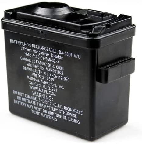 BA-5301A/U 6135-01-568-3234 for an/PRQ-7 CSEL Radio BT-70581A BT-70581B
