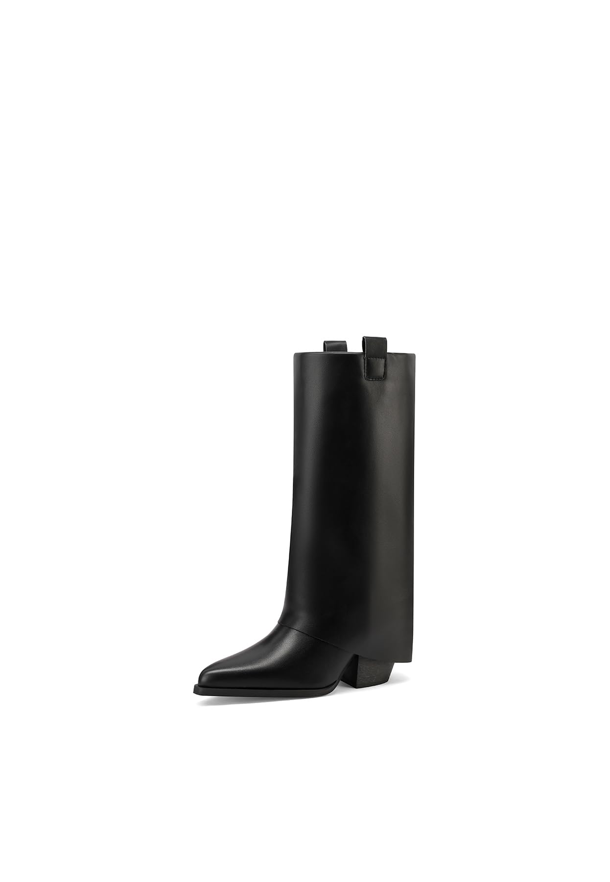 QUEEN HELENA Camperos Stivali Texani a Gambale Largo con Tacco Donna X31-110
