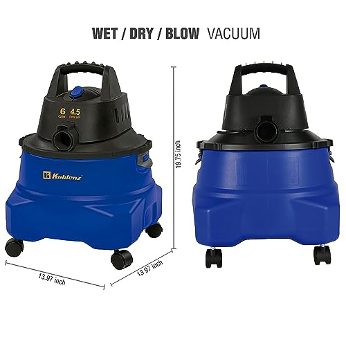 Image of Koblenz WD-6 L212 Wet Dry Vacuum Cleaner, 6 Gallon