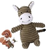 Quietschende Hundespielzeug - Zahnen, Quietschspielzeug, Eselplüschspielzeug | Plüschpuppe...