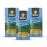 Café Britt® - Costa Rican Montecielo, Coffee From Tarrazu (10.5 oz.) (3-Pack) - Whole Bean, Arabica Coffee, Kosher, Gluten Free, 100% Gourmet & Medium Dark Roast