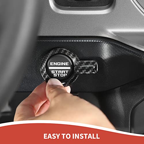 Coque de bouton Bronco carbone accessoires interieur Ford 2022 - 7