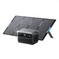Anker SOLIX C2000 Gen 2 Tragbare Powerstation mit einem tragbaren 400W Solarpanel, 2400W Solargenerator, Vollladung in 58 Min., 2048Wh LiFePO4-Akku für Notstromversorgung, Stromausfälle und Camping – Ansicht 1